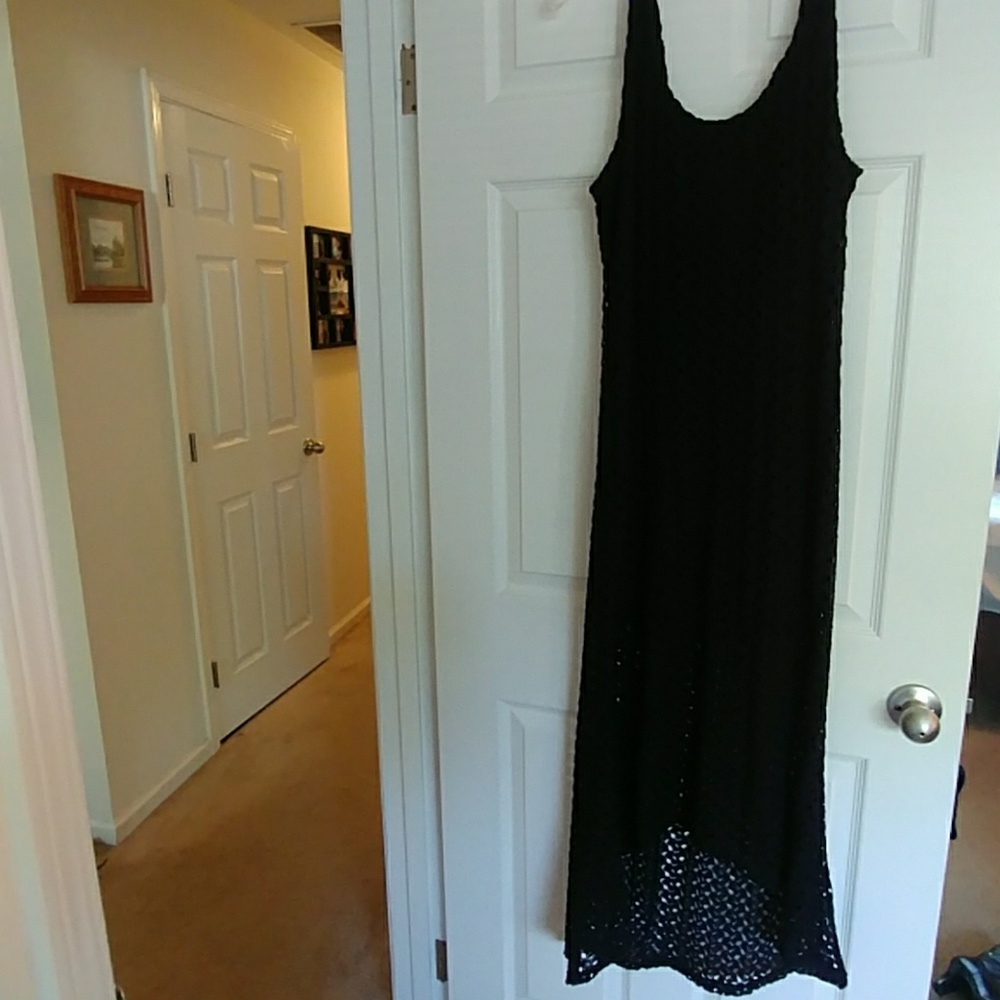 Black High-low Goth Dress