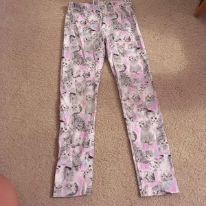 Cat pictured kids leggings