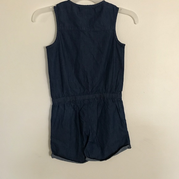 7 For All Mankind Little Girl Denim Romper - Picture 6 of 6