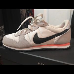 Grey, white and orange nikes!