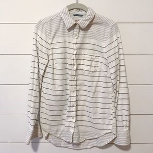 Stripe button down shirt