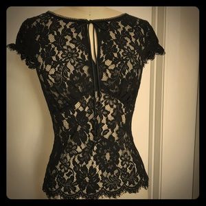 BCBG lace blouse