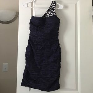 Ruched cocktail dress