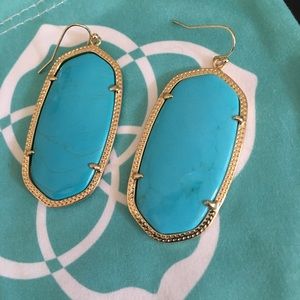 Kendra Scott Turquoise Danielle Earrings