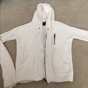 Thick knitted sweater