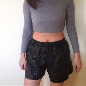 Nasty Gal PU Shorts
