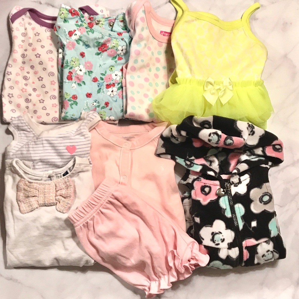 6-9Mo. Baby Girl Bundle Carter's/RL/JanieAndJack