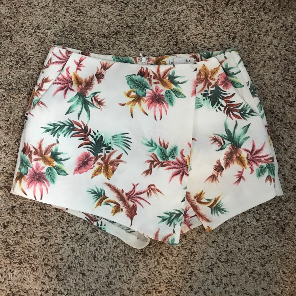 Floral skort