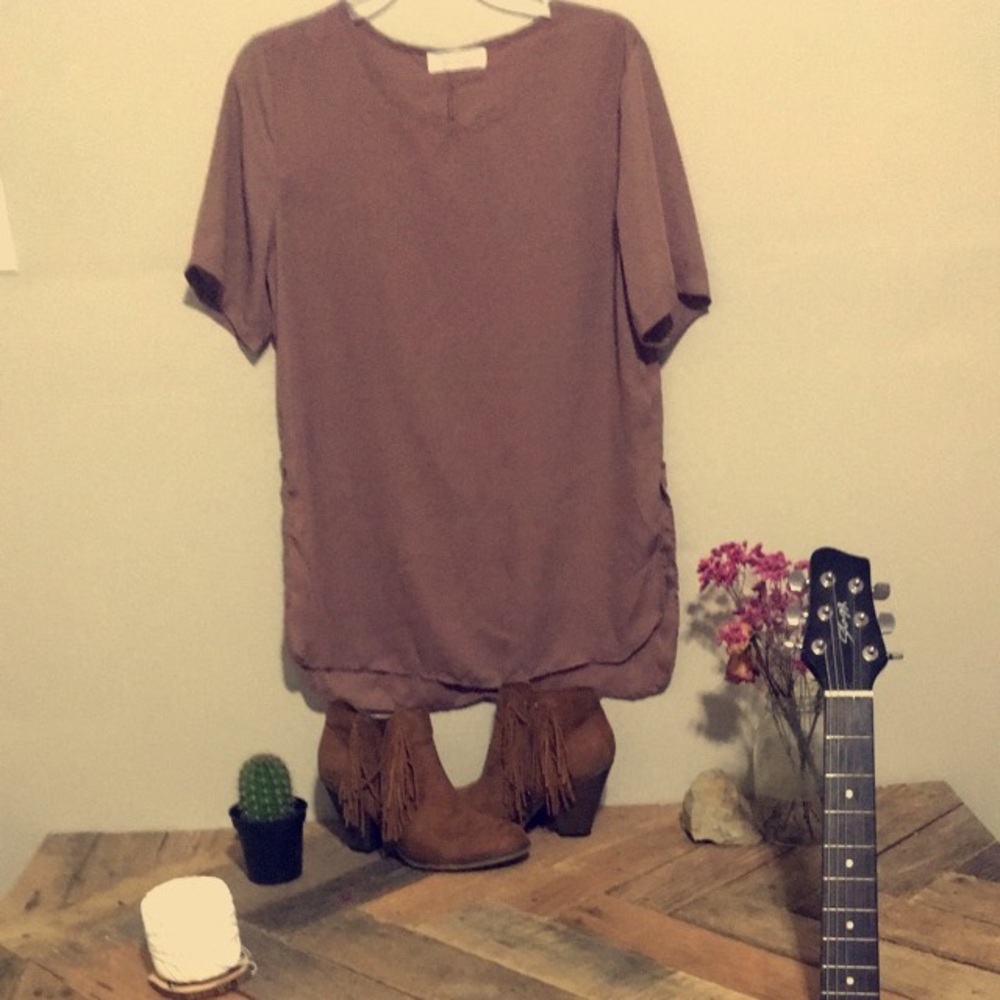 Rustic tunic shirt