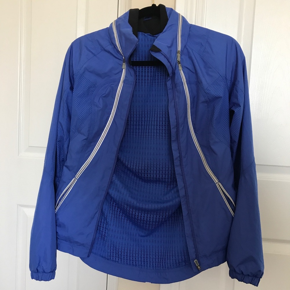 Lulu Lemon Blue Water Resistant Jacket