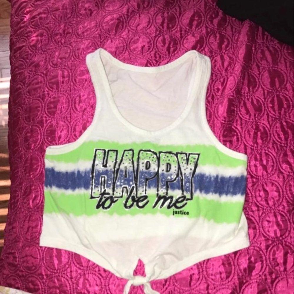 Justice crop top