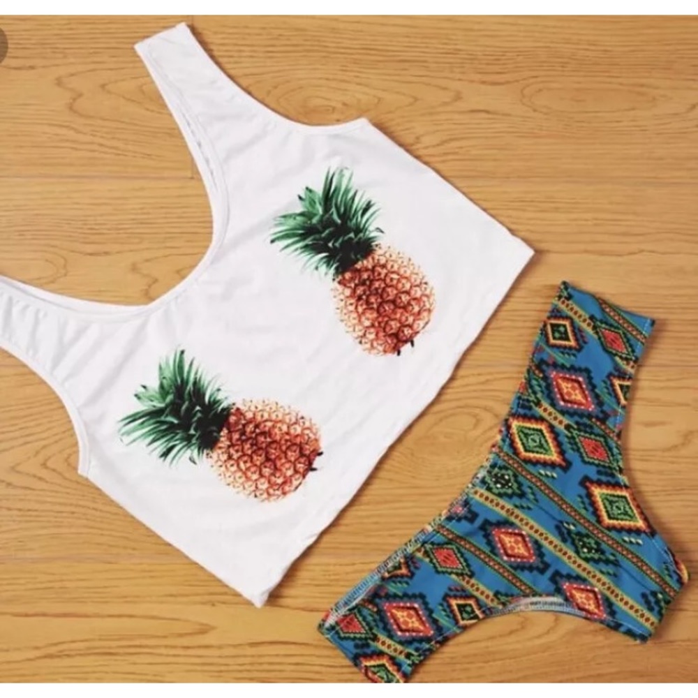 Pineapple swimsuit