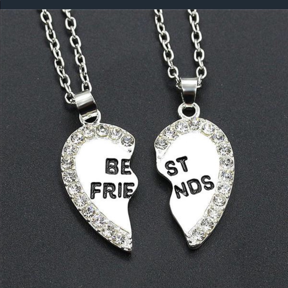 2 pc live friendship pendants necklace