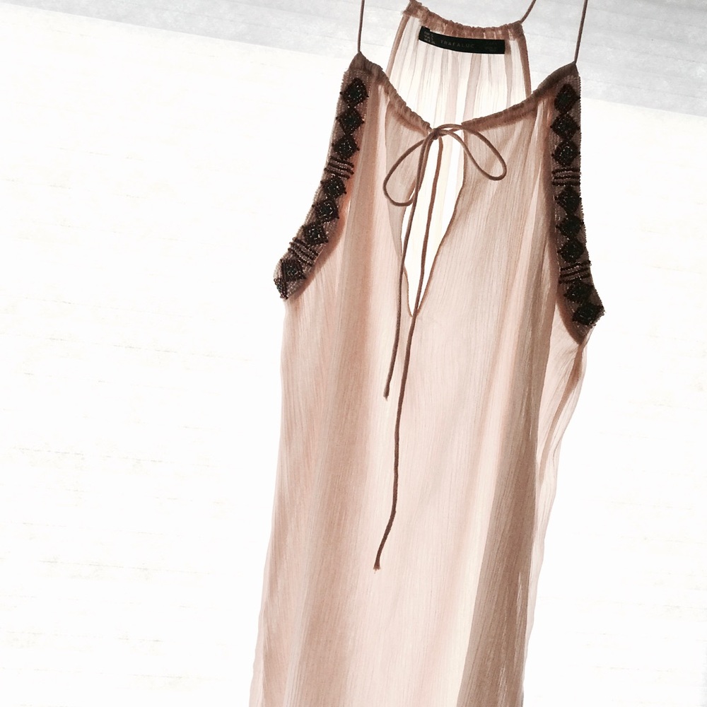 Zara Beaded Tank❤️