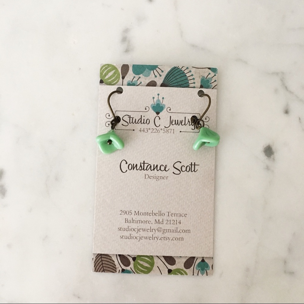 NWOT Upcycled Earrings