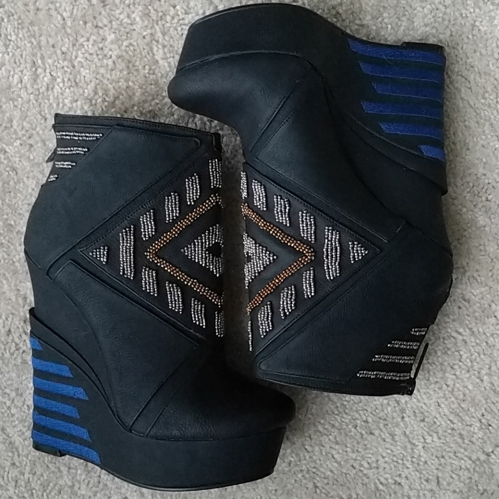 Wedge Platform Boots