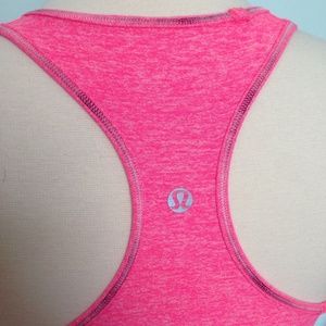 LULULEMON Neon Ornage/Pink CRB COOL RACERBACK