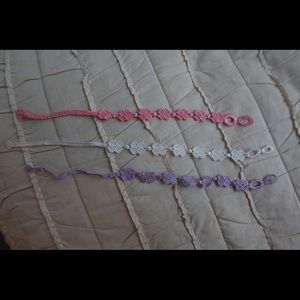 **FREE.BE ADD ON** Flower Lace Ankle Bracelet