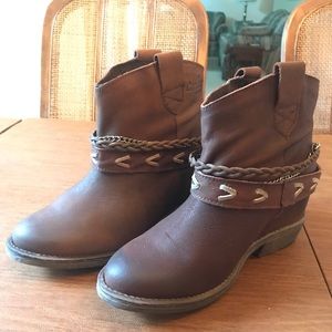 Brand new leather ankle boots