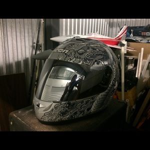 Large Icon White Dragon Helmet (Last ever printed)