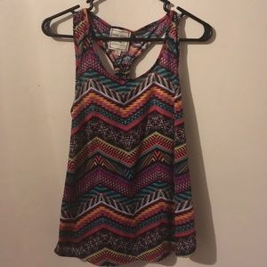 Tribal pattern tank top from Pink Rose
