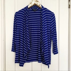 {Green Envelope} Striped Cardigan