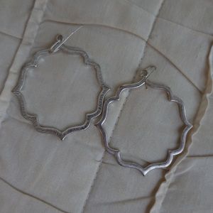 Silver Quatrefoil Earings