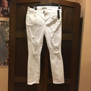 White ripped Joes jeans 29