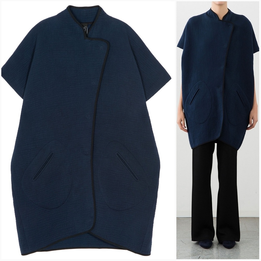 ❌SOLD ❌ Zero + Maria Cornejo Edi Gilet Dark Indigo