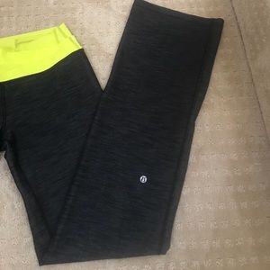 Lululemon Charcoal Gray Boot Cut Leggings
