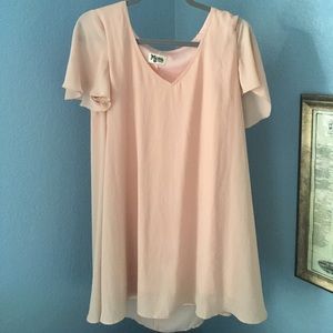 Show Me Your Mumu Light Pink Shift Dress