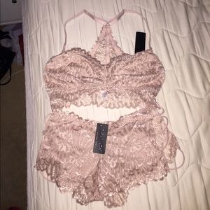 Matching Lace Lingerie Set