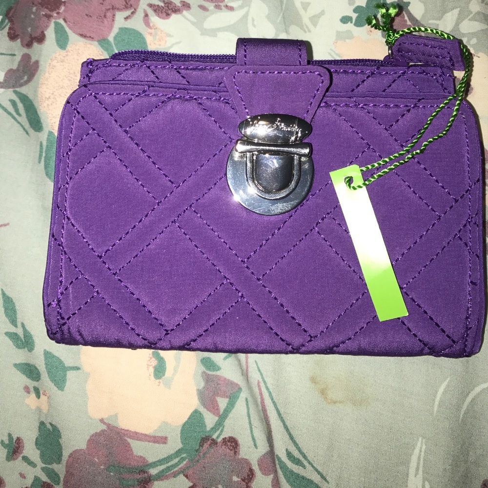 Vera Bradley Push Lock Wallet