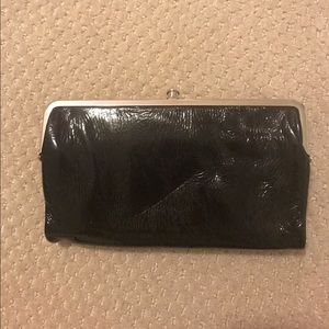 Hobo patent leather wallet