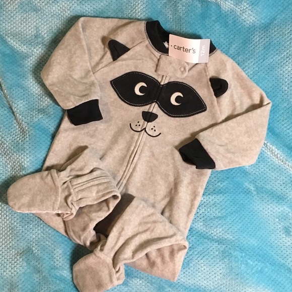Carter's Other - NWT Carter's Raccoon 12 mos PJs