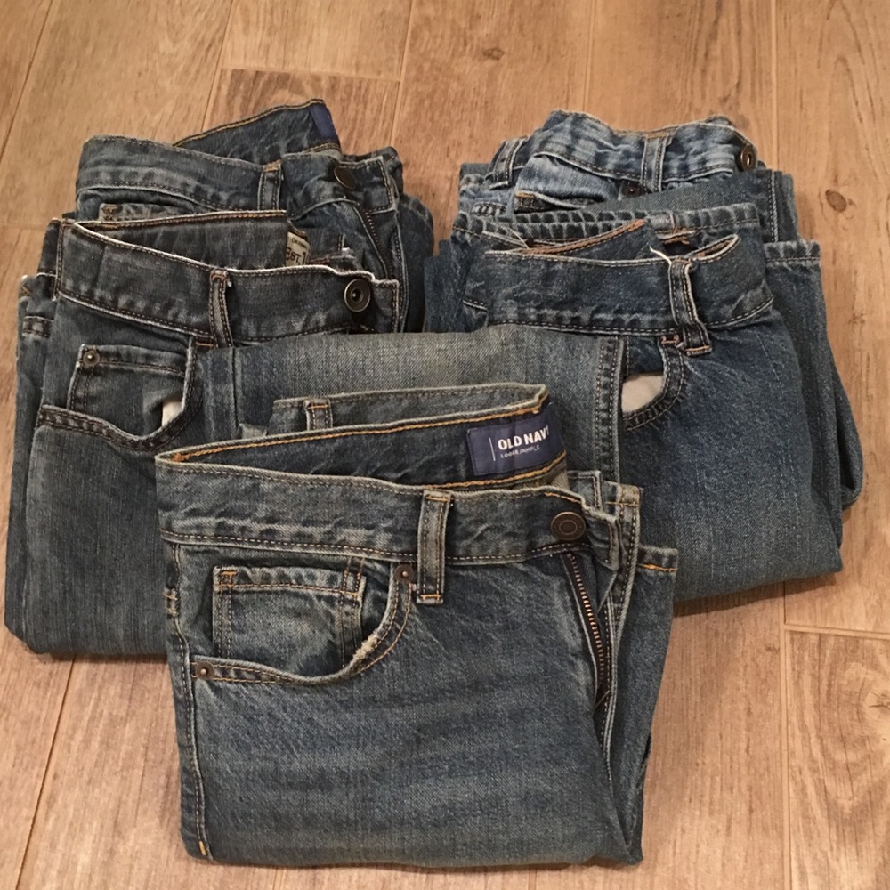 Lot of 5 pairs of OldNavy/Children's Place jeans