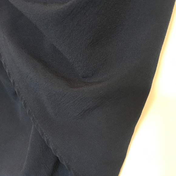 Dark blue strapless A-line dress - Picture 3 of 4