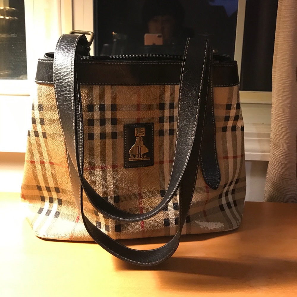Authentic Burberry hobo bag