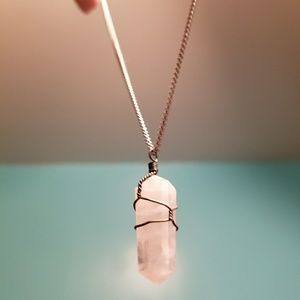 Pink Quartz necklace