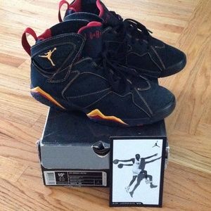Air Jordan 7 retro black/citrus-varsity red