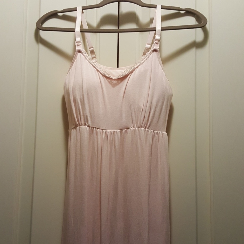 Rose Pink Nursing Chemise