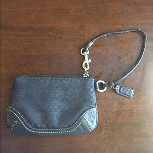 Coach wristlet purse black - Used