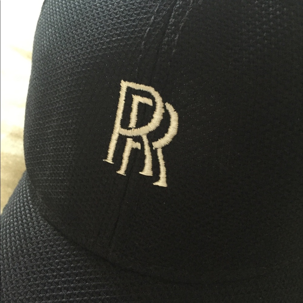 SOLD!!! NEW AUTHENTIC ROLLS ROYCE BLK BASEBALL HAT