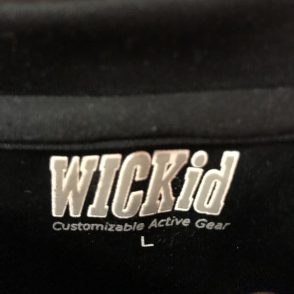 Men's WICKid black t shirt - Picture 2 of 3