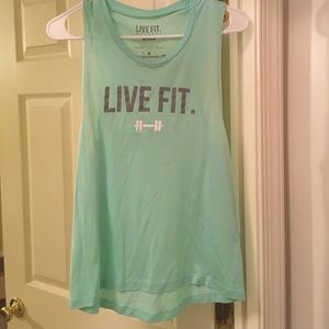 Live Fit Mint Green Muscle Tank