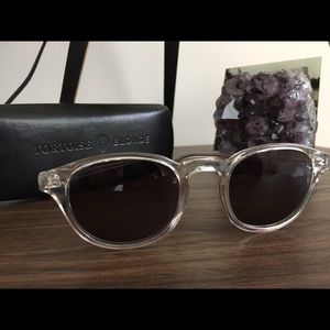 Tortoise & Blonde Vicki Sun clear sunglasses