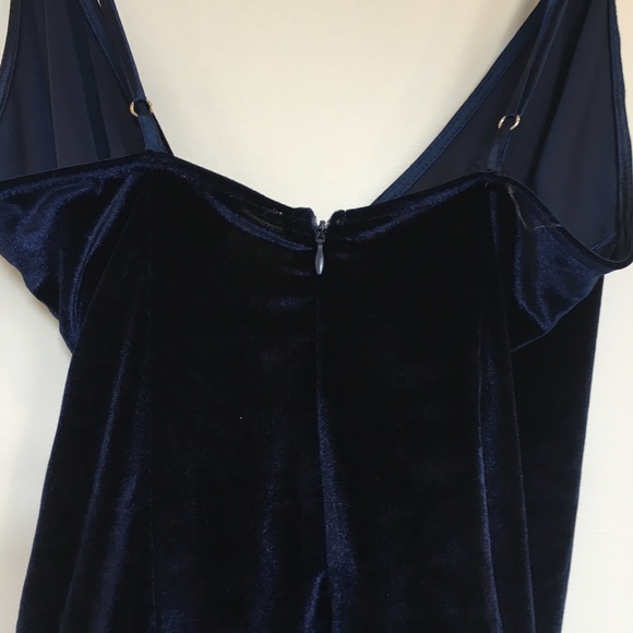 Dark blue spaghetti strap dress - Picture 3 of 3