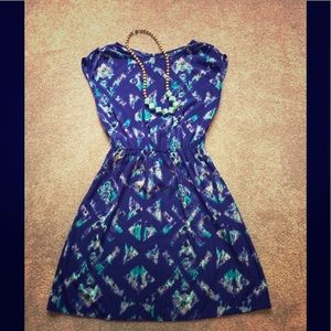 Mossimo black purple dress size Medium