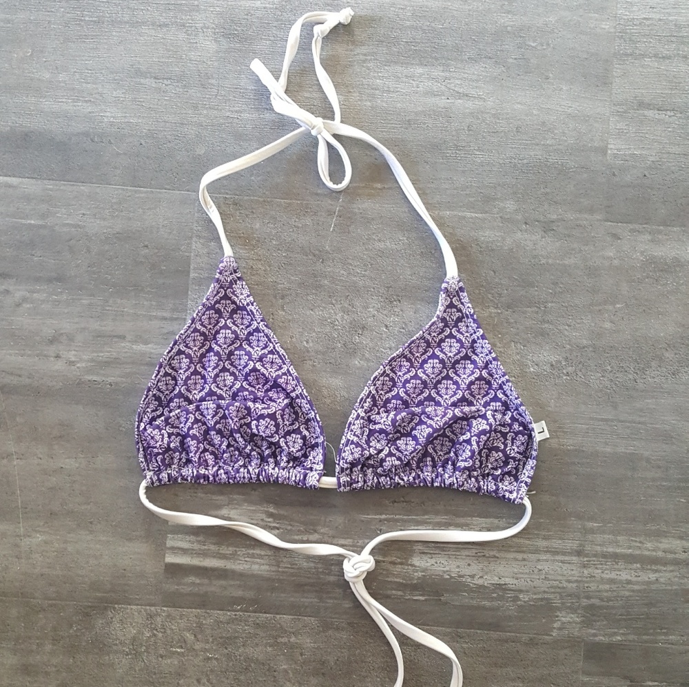 Purple Wallpaper Marquee Bikini Top