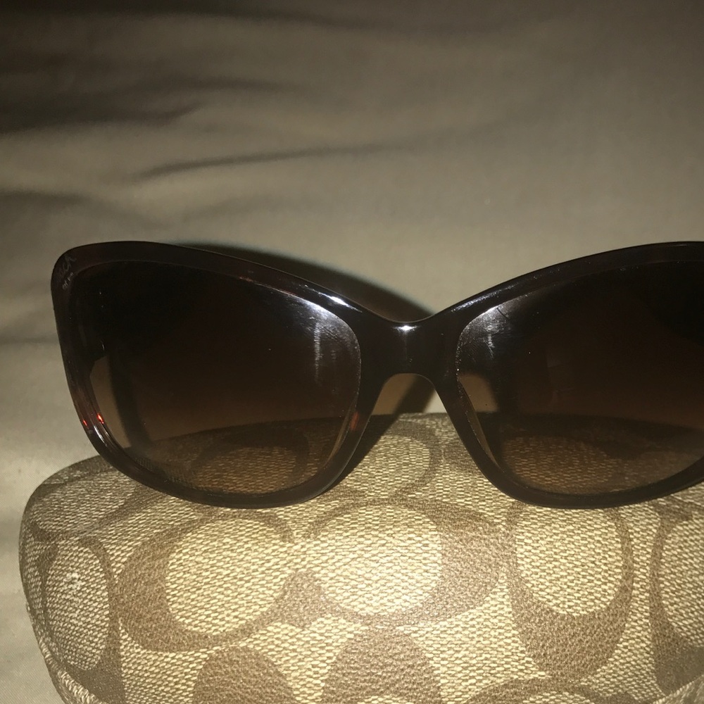 Coach brown sunglasses